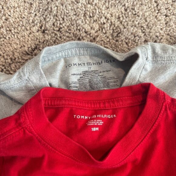 Tommy Hilfiger Toddler Baby Short Sleeve Tee Shirt Bundle - Picture 5 of 6